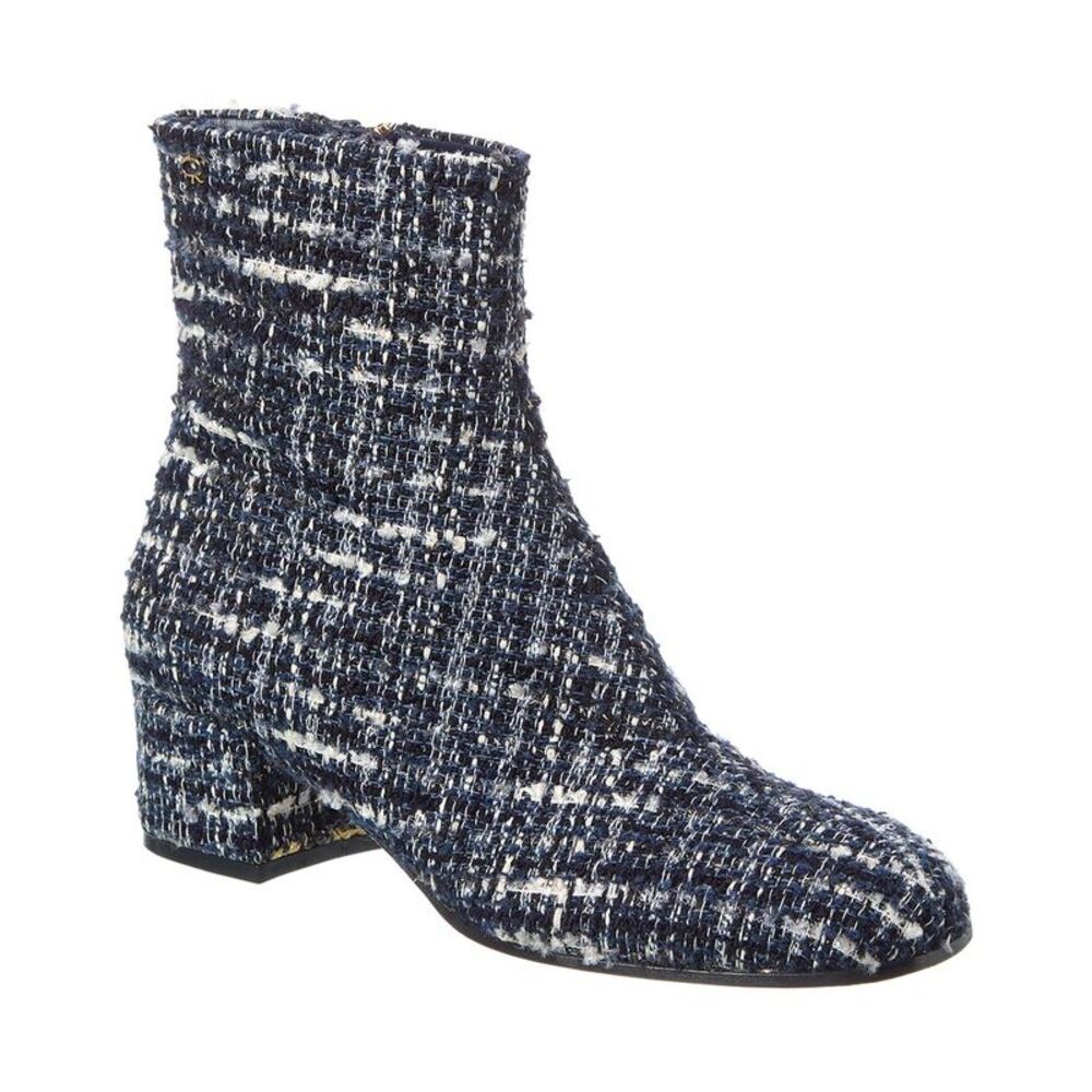 Gianvito Rossi Joelle 45 Boucle Bootie, Blue
